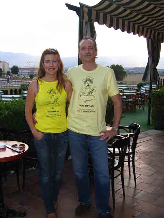 Me & Nerea before a Bob concert in Madrid 2006